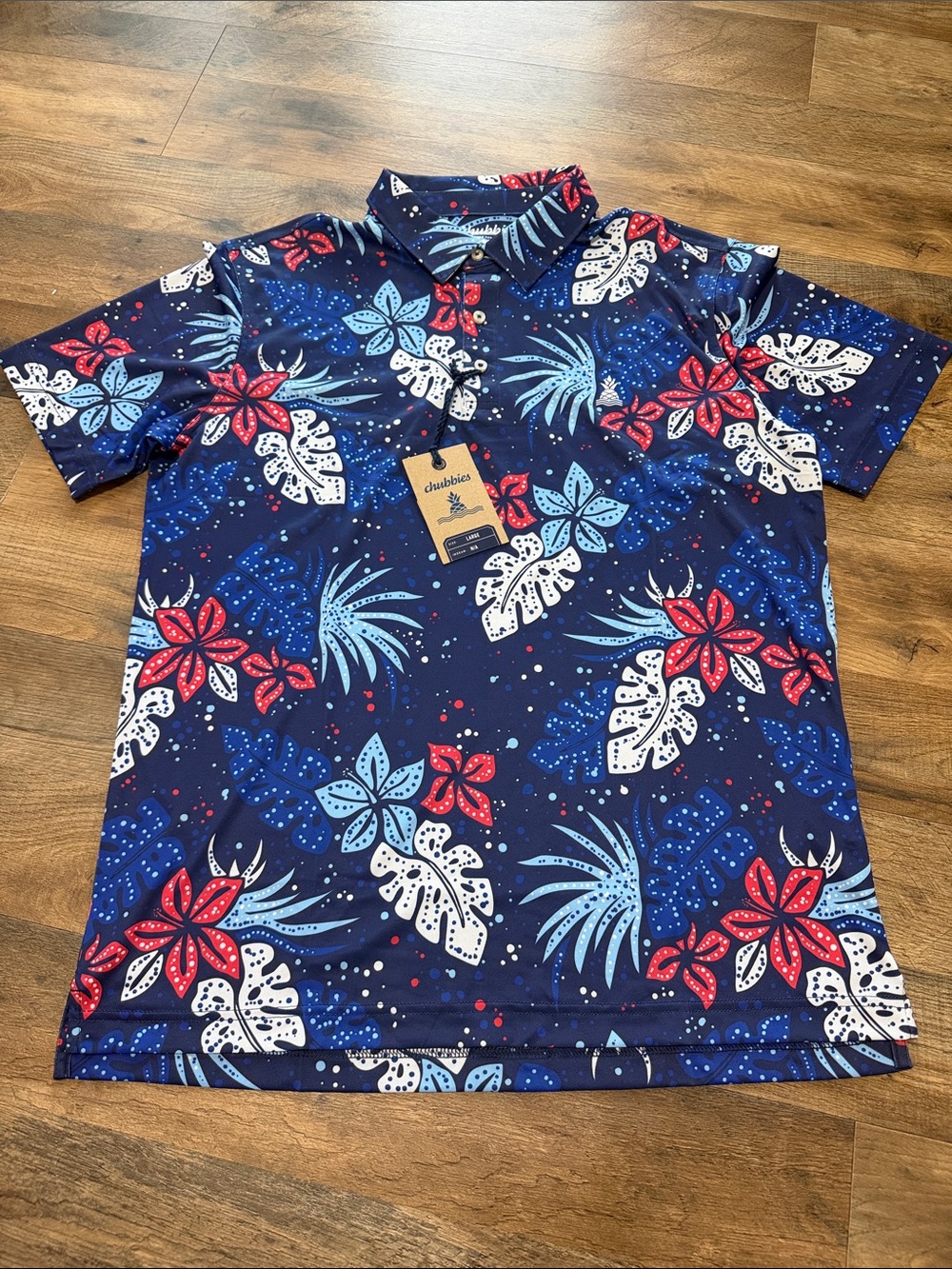 Chubbies
The Backyard Bouquet Ultra Fine Knit Range Polo